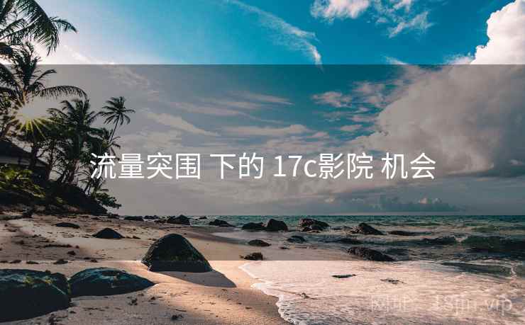 流量突围 下的 17c影院 机会