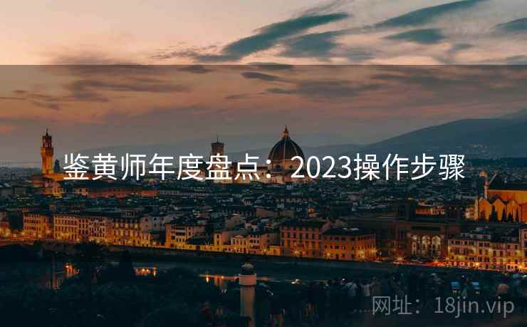 鉴黄师年度盘点：2023操作步骤