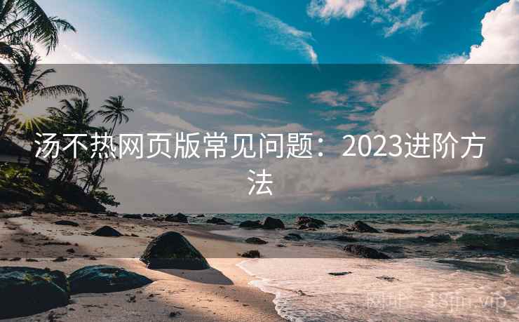 汤不热网页版常见问题：2023进阶方法