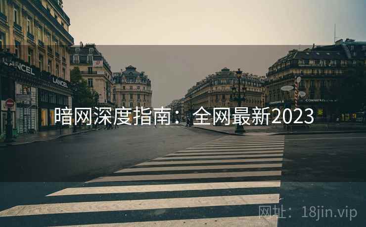 暗网深度指南：全网最新2023